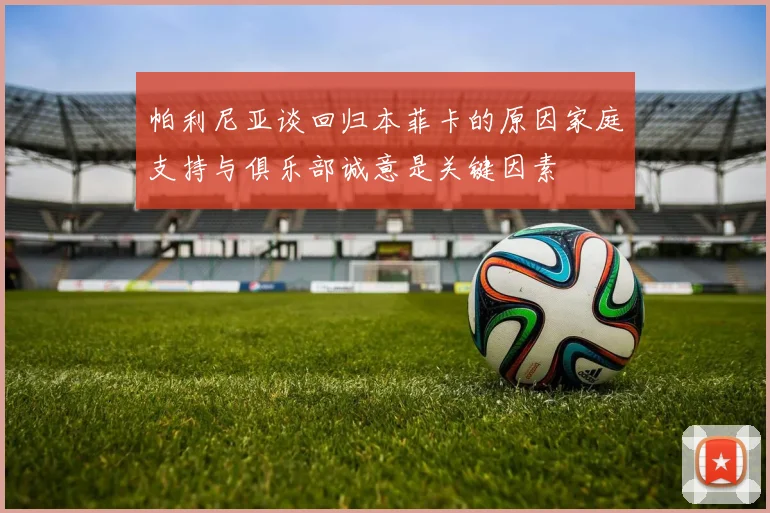 帕利尼亚谈回归本菲卡的原因家庭支持与俱乐部诚意是关键因素